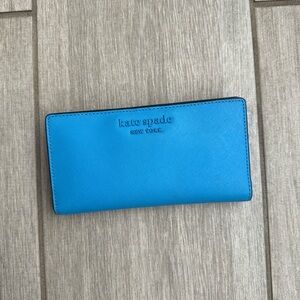Kate Spade Slim Bifold Wallet, Blue